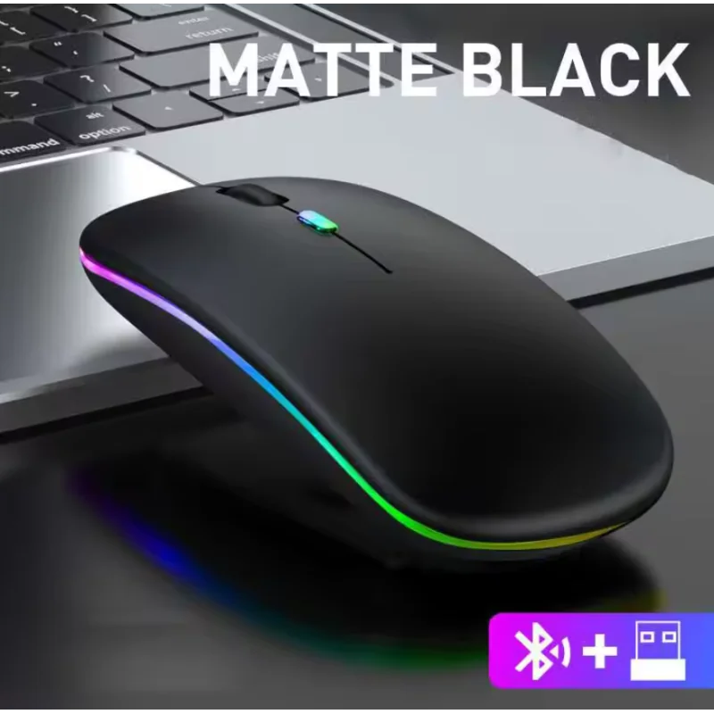 Souris Sans Fil Haute Performance HP W10 🔋 Batterie Rechargeable WIFI+ BLUETOOTH