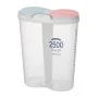 Boîte de Rangement MIPPO en Plastique Transparent 2500ml - Compartimentée, Sans BPA, Forme Ovale