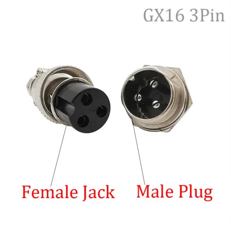 Output Connector 3 (GX16) Male ET FEMALE