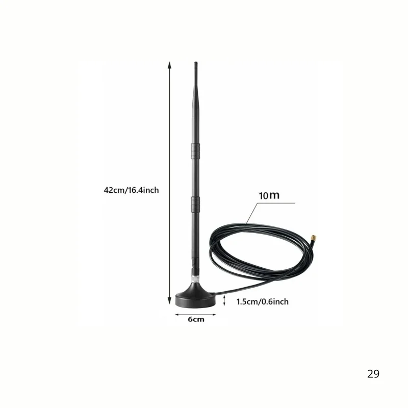 Antenne Modem 4 + Cable 10 m