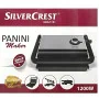 SilverCrest Panini Grill 1200W HRG1101 - Noir/Argent - Presse à Sandwichs Haute Performance