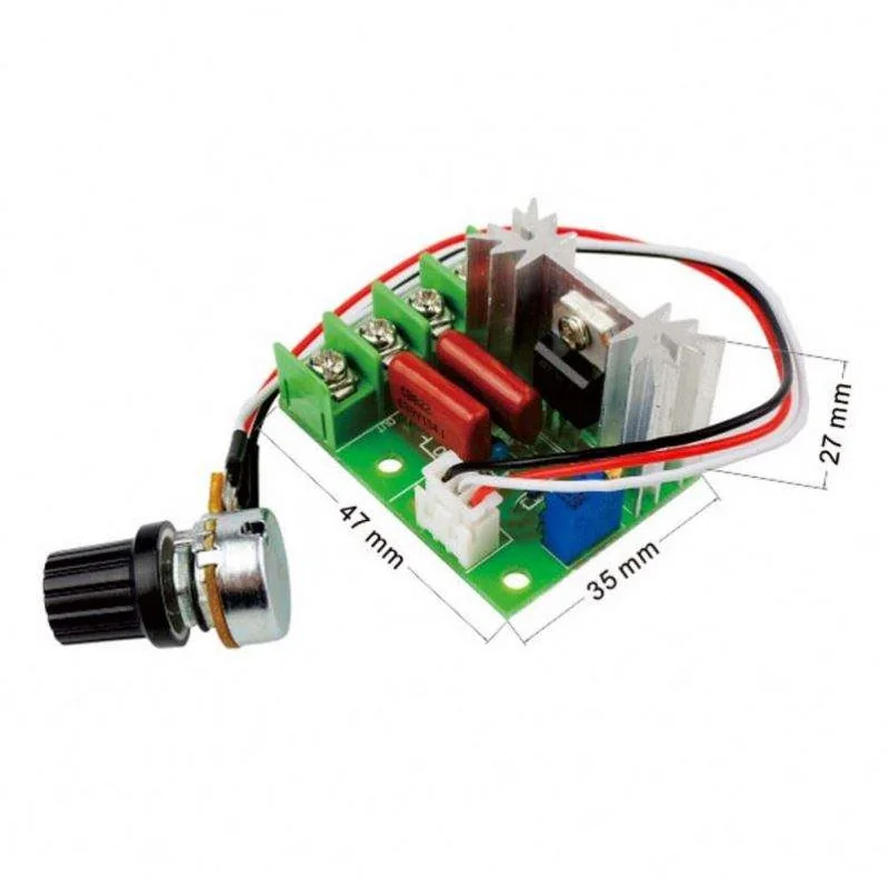 2000W Original Chips, Thyristor, High-power Electronic Regulator, Can Change Light, Speed and Temperature