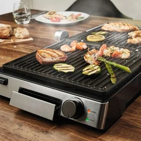 Panineuse SilverCrest 2000W - Modèle HRG1016 - Argenté.