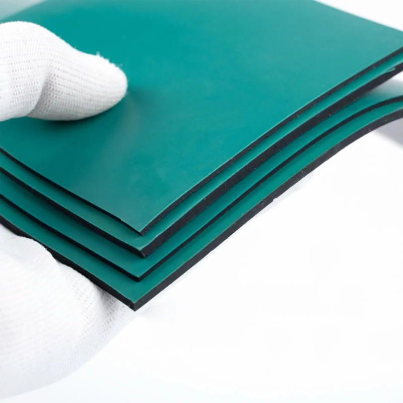 Tapis Antistatique 1x1M - Idéal pour Stations de Travail et Protection Électrostatique