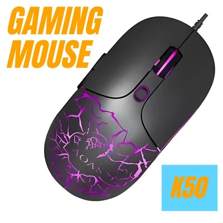 Souris Gamer Aoas USB 1.8m RGB K50 🖱️🎮