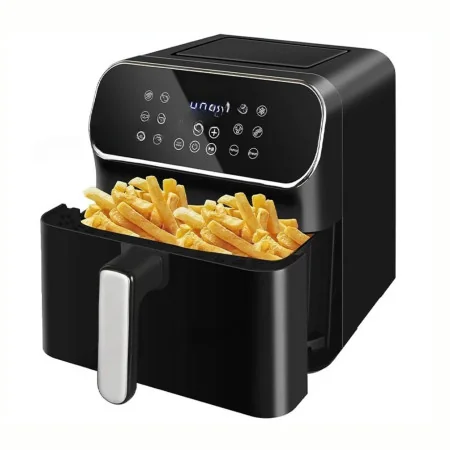 Friteuse Sans Huile SilverCrest Air Fryer 5.5L XL - Écran Tactile LED, 1700W - Modèle AF9214 Noir 3