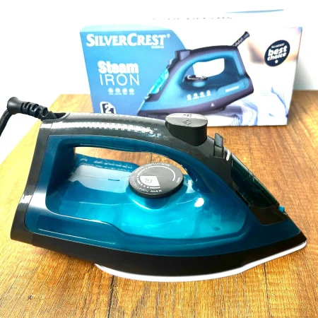 Fer à Repasser Vapeur SilverCrest - 2400W - Modèle EC3009-GS - Noir/Vert. 5