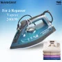 Fer à Repasser Vapeur SilverCrest - 2400W - Modèle EC3009-GS - Noir/Vert.