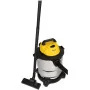 Aspirateur Eau et Poussière Boma BS6058CB - Inox/Jaune, Haute Performance, Capacité Étendue
