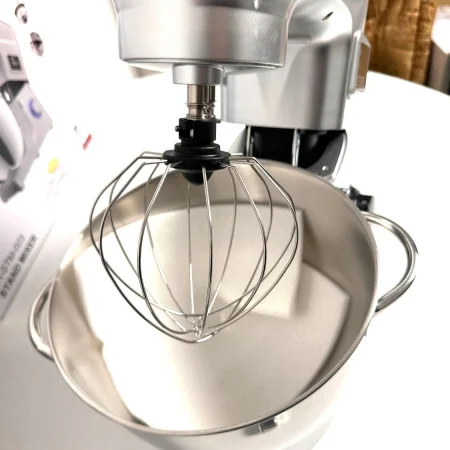 Pétrin Double Crochet de Pétrissage Brandmann Bol 8L, 2000W, Robot Pâtissier Haute Performance, 6 Vitesses BR-STM-002