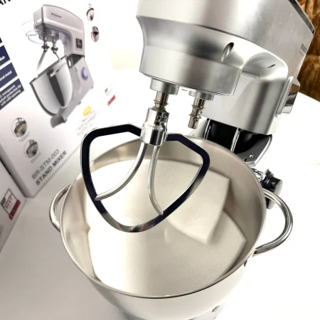 Pétrin Double Crochet de Pétrissage Brandmann Bol 8L, 2000W, Robot Pâtissier Haute Performance, 6 Vitesses BR-STM-002 2