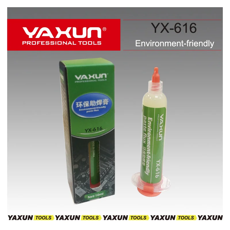 Pâte à Souder YAXUN YX-616 - Lot de 2, Flux BGA Haute Qualité, Écologique, Expédition Rapide