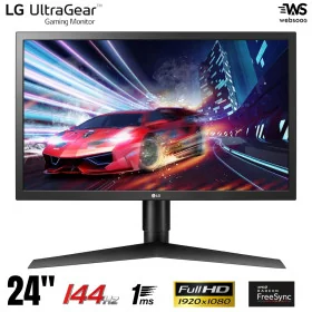 Écran Gaming LG 24GL650 24" Full HD UltraGear - FreeSync, 144Hz, 1ms, Noir