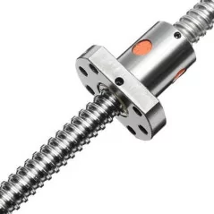 Vis à billes SFU1204 diamètre 12mm, pas de 4mm avec écrou à vis à billes en métal pour CNC 250, 2000mm