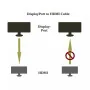 Cable DisplayPort vers HDMI - Adaptateur DP vers HDMI, Vidéo Haute Définition, 180CM