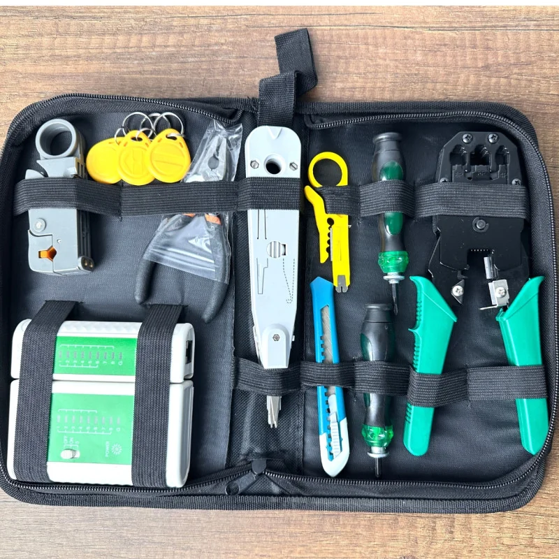 Kit d'outils de maintenance de réparation de câbles réseau 11 dans 1 -1ere choix