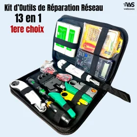 Kit d'outils de maintenance de réparation de câbles réseau 13 dans 1 -1ere choix