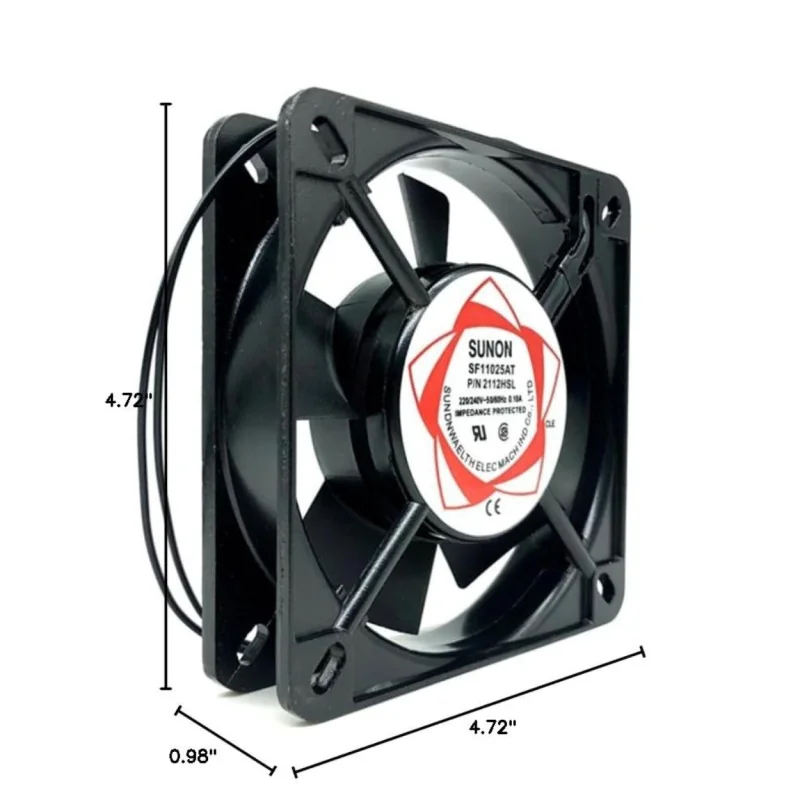 Ventilateur de refroidissement 220V 120x120x25mm
