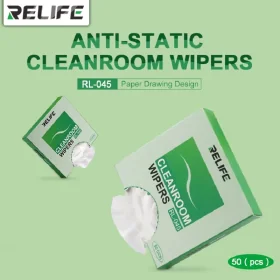 Lingettes Antistatiques RELIFE RL-045 - 50 Pièces pour Nettoyage Écran et Carte