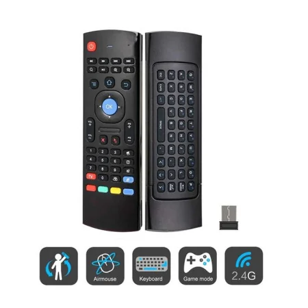 Télécommande Air Mouse avec Clavier Sans Fil 2.4GHz - Contrôle Intelligent pour Smart TV Box Android