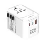 Adaptateur de Voyage Universel SIYOTEAM Z9 - Multi-Prises UK/EU/US/AU avec 1x USB QC3.0 et 2x Type-C PD