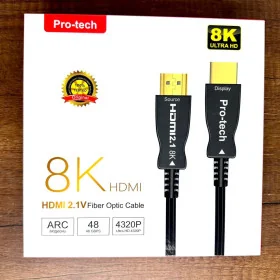 CABLE HDMI PROTECH FIBER OPTIC (15/20/30/40/50)M 8K 2.1V
