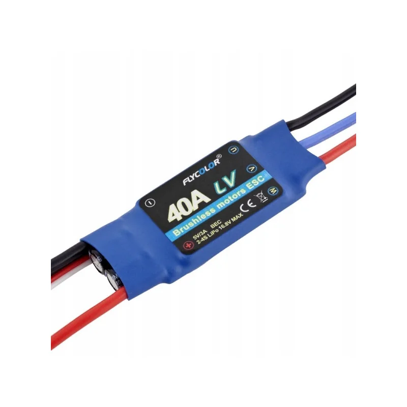 Flycolor ESC 30A/40A pour Moteurs Brushless - Contrôleur de Vitesse Haute Performance