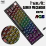 Clavier Mécanique Gaming Havit KB874L RGB - 75%, USB, Switches Échangeables