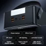 Power Bank REMAX FP-1 - 100000mAh, 5 Sorties, 3 Entrées, Écran LED, Torche, Charge Rapide PD 27W + QC 22.5W