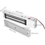 Serrure ventouse magnetique 280KG Sans Support