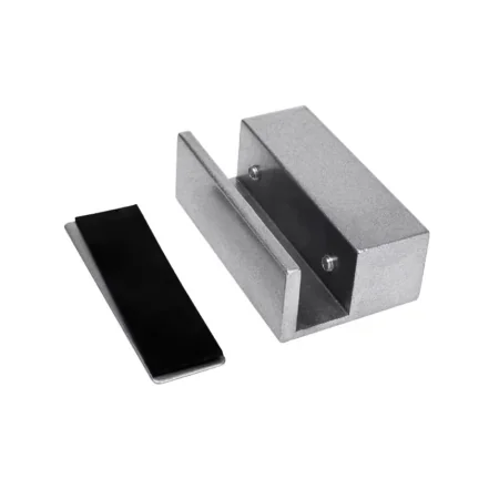 Clip de Porte en Aluminium 7 cm S5089 – Fixation Robuste et Durable pour Portes