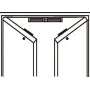 Serrure ventouse magnetique Double door 280KG Sans Support