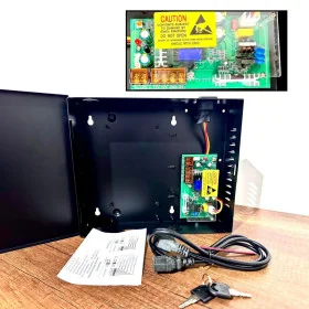 Power Supply Access Control with Battery Backup 12VDC 5A