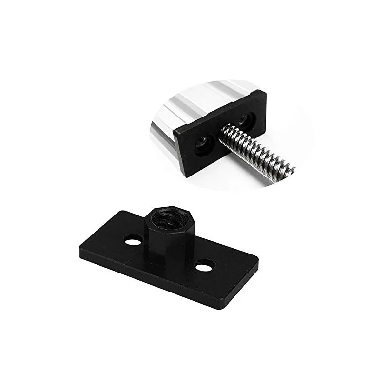 NUT PLATE FOR 8MM METRIC ACME LEAD SCREW