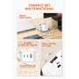 Adaptateur de Voyage Universel SIYOTEAM Z9 - Multi-Prises UK/EU/US/AU avec 1x USB QC3.0 et 2x Type-C PD