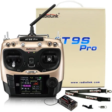 RadioLink – émetteur 2.4G 9CH AT9S PRO avec récepteur R9DS