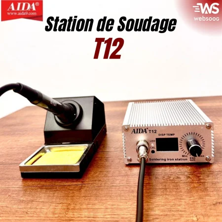 Station de Soudage Intelligente AIDA T12 - Contrôle de Température, Anti-Statique