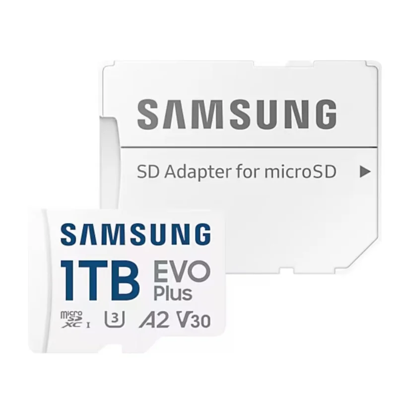 Carte Memoire MicroSDXC Samsung EVO Plus 1 To – Ultra Rapide et Haute Capacité pour Smartphones, Caméras, Drones