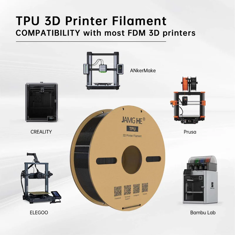 Filament TPU Flexible ANYTOOL 1,75 mm – Bobine 1 kg