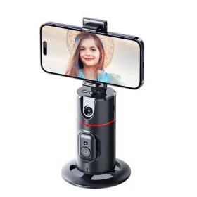 Stabilisateur Bureau Intelligent Cubonic P02 – Suivi Visage 360° AI, Rotation Auto, Support Smartphone