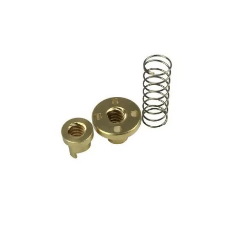 Threaded Rod Lead Screws DIY CNC 3D Printer Parts T8 Anti Backlash Spring Loaded Nut Elimination Gap Nut for 8mm