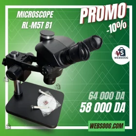 Microscope Trinoculaire HD RELIFE RL-M5T B1 avec Objectif 0.5X CTV – Précision et Clarté Professionnelle