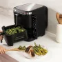 Friteuse Sans Huile BOMANN Double Panier 11L, 2800W FR 6160 CB , Thermostat 60-200°C