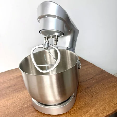 Pétrin BOMANN KM 6170 CB – Bol Inox 6L, 1500W, 8 Vitesses, Double Crochet Silver/Black 4