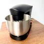 Pétrin BOMANN KM 6170 CB – Bol Inox 6L, 1500W, 8 Vitesses, Double Crochet Silver/Black