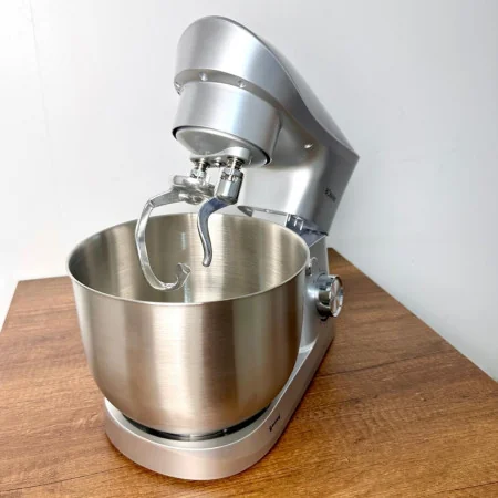 Pétrin BOMANN KM 6170 CB – Bol Inox 6L, 1500W, 8 Vitesses, Double Crochet Silver/Black 2