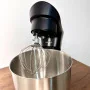Pétrin BOMANN KM 6170 CB – Bol Inox 6L, 1500W, 8 Vitesses, Double Crochet Silver/Black