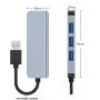 Hub USB 3.0 Pro-tech - 4 Ports P-U04, Vitesse 5 Gbps - Compatible Windows, Mac, Linux
