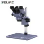 Microscope Trinoculaire RELIFE RL-M7T Pro – Stéréo HD, Haute Précision pour Réparation Électronique