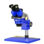 Microscope Stéréo Trinoculaire Mechanic MOS300-B11 – HD, Rotation 360°, Microscopie de Précision